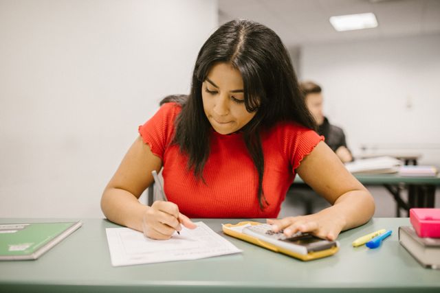 Students studying cybersecurity